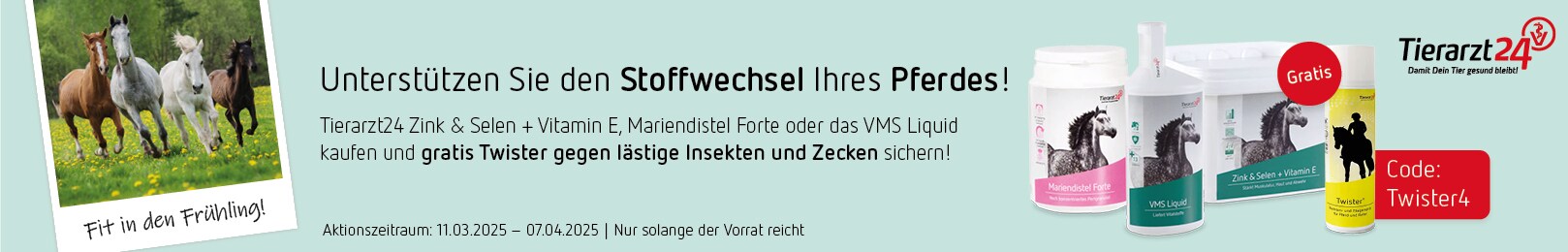 Tierarzt24 Stoffwechsel Pferd+Twister